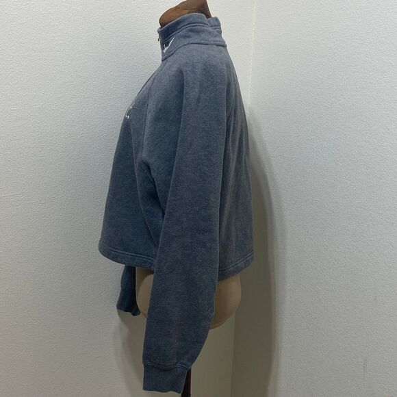 Nike Women's Cropped Quarter Zip Pullover Size Medium - Picture 3 of 8